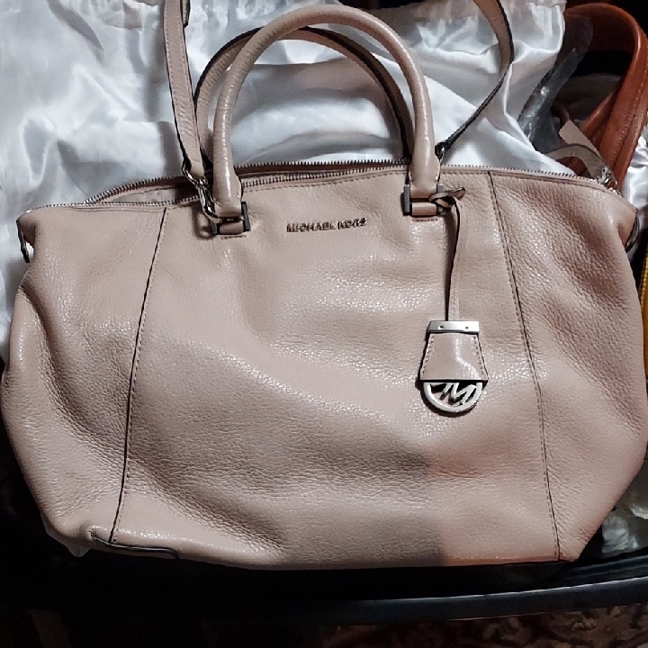 Michael Kors Tan Pebbled Leather Tote